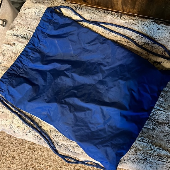 LA Los Angeles Dodgers Baseball Cinch Backpack Blue White - Picture 4 of 8